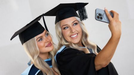 NCI Graduates taking selfie